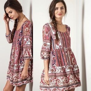 umgee | boho peasant dress